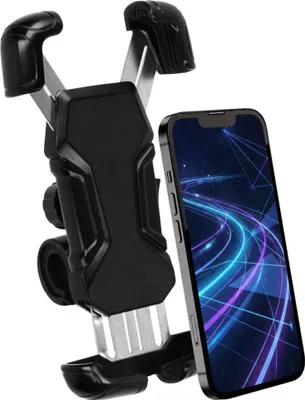 Produktbild von imoshion  Robuste Fahrrad-Handyhalterung - Handyhalterung Fahrrad - Universell - Verstellbar - Schwarz