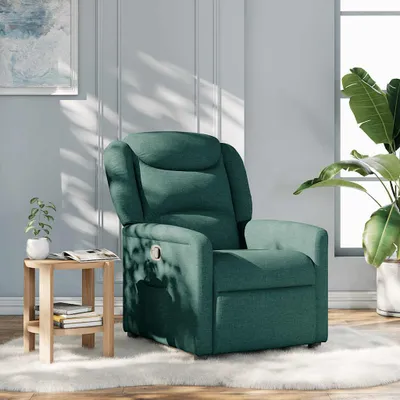 Produktbild von Hochwertig Relaxsessel Dunkelgrün Stoff 4015602