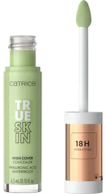 Produktbild von CATRICE True Skin, Grün, CC Green, normale Haut, trockene Haut, Flüssigkeit, Flasche, 4,5 ml