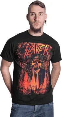 Produktbild von Slayer - "Wehrmacht" T-Shirt für Herren/Damen Uni RO1810 (S) (Schwarz)