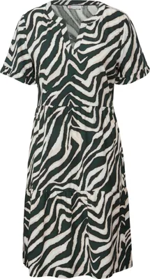 Produktbild von Street One Blusenkleid 'Gemustertes Tunika-Kleid', A144563, pine grove green, Gr. 38