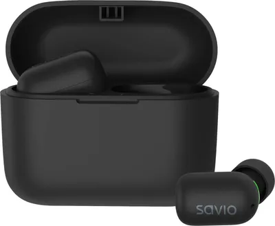 Image de Savio TWS-09 IPX5 Écouteurs et casque sans fil intra-auriculaires Musique Bluetooth Noir