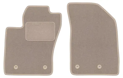 Productafbeelding van Velours voormatten voor Fiat Tipo II vanaf 2015 (hatchback) – 2-delig, beige, op maat – Wielganizator LUX