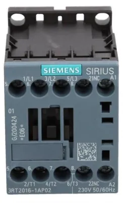 Productafbeelding van Siemens contactor 3RT2016-1AF01, 1 stuk