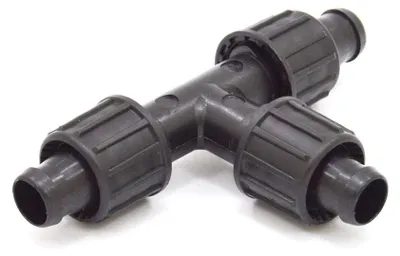Bewässerungsband-Anschlussstück 16 mm, schwarz, 1 Stück