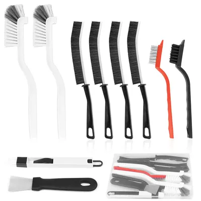 Fugenbürsten-Set mit harten Borsten, 10-teilig, für Küche & Bad