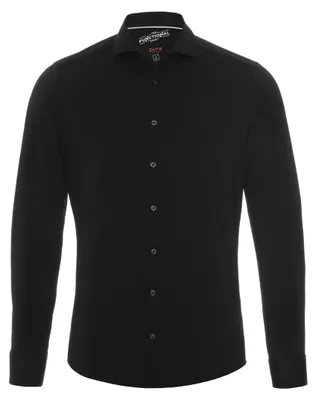 Produktbild von Langarm Business Hemd für Herren in schwarz