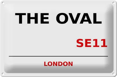 Produktbild von Blechschild London 30x20cm The Oval SE11