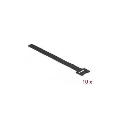 Produktbild von DeLOCK 18687, Schwarz, 12 mm, 200 mm, 10 Stück(e)