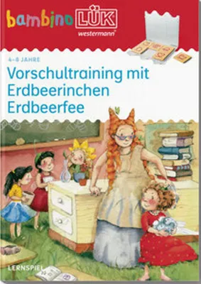 Zdjęcie produktu dla bambinoLÜK. Vorschultraining mit Erdbeerinchen Erdbeerfee. 4/5/6 Jahre