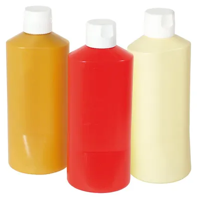 Produktbild von CONTACTO Quetschflasche, Inhalt: 1,00 Liter, Höhe: 255 mm, rot