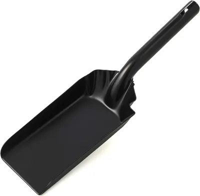 Produktbild von Metall-Schaufel emailliert, für Kamin und Grill, Kohle- und Ascheschaufel