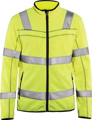 Produktbild von Blakläder High Vis Microfleece Jacke 4941 1010 in div. Farben, Farbe:gelb, Größe:2XL