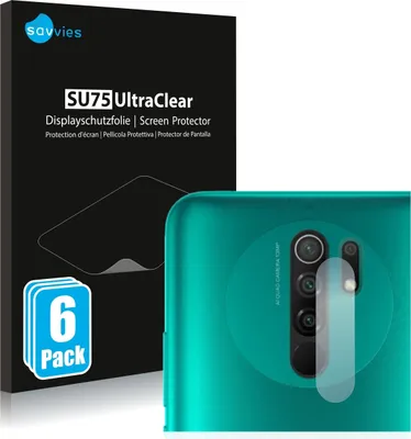 Produktbild von 6x Für Xiaomi Redmi 9 (NUR Kameraschutz) Schutzfolie Savvies Displayschutz Display Schutz Folie Klar Transparent