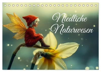 Produktbild von Niedliche Naturwesen (Tischkalender 2027 DIN A5 quer), CALVENDO Monatskalender
