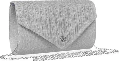 Produktbild von Rovicky® Elegante Silberne Damen-Clutch mit Kette