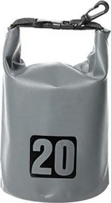 Zdjęcie produktu dla Worek wodoszczelny, wodoodporny, suchy, nowoczesny, na rafting, kemping, 20 l, szary