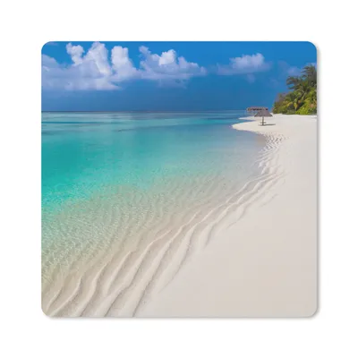 Produktbild von MuchoWow® Mauspad Mousepad Meer - Strand - Sommer 20x20 cm - Mousepads - Maus Mat - Pad - Mausunterlage - Desk Mat - Bureauartikeln