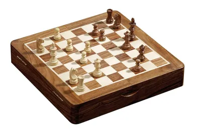 Productafbeelding van Philos schaakset, veldmaat 25 mm, magnetisch, hout