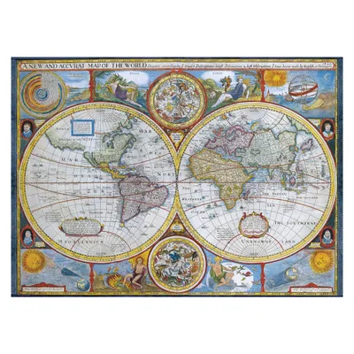 Image de Antique World Map 1000 pièces Antique World Map 1000 pièces