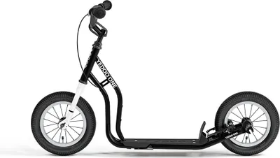 Immagine prodotto di Scooter Yedoo One per bambini da 100 cm, con pneumatici 12/12 e cavalletto Nero