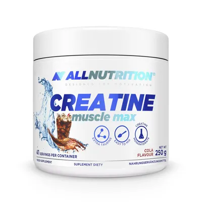 Produktbild von ALLNUTRITION Creatine Muscle Max 250g Cola Kreatinmonohydrat Kreatin Muskeln