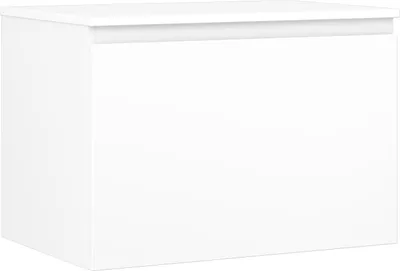 Obrázek produktu pro Mexen Orio koupelnová skříňka pod umyvadlo 70 cm s deskou, 1 zásuvka, bílá matná - 91A10-07047-1-BFC01