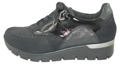 Produktbild von Waldläufer - K-Ramona - Damenschnürschuh - schwarz - Weite K 626K02413001 (6,0/schwarz)