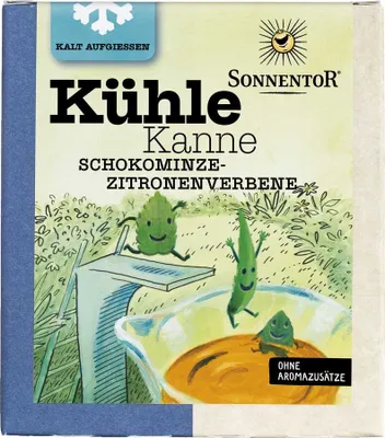 Zdjęcie produktu dla Kühle Kanne - Czekolada miętowaWerbena cytrynowa 16Piramidka herbaty 32g