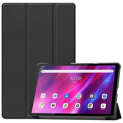 Produktbild von König Design Tablet-Hülle kompatibel mit Lenovo Qitian K10 TB-X6C6F / TB-X6C6X / TB-X6C6NBF Kunstleder Smart Cover Case Etui Schwarz