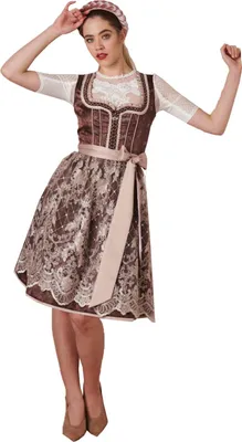 Produktbild von Dirndl Benita 60er Länge bordeaux 46