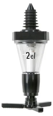 Portionierer 2 cl für 0,7–1,0 l Flaschen, Kunststoff