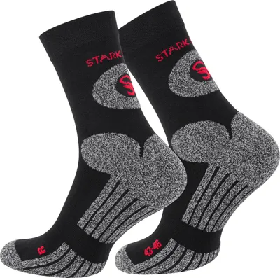 Produktbild von Stark Soul® Trekking Outdoor Socken 2 Paar, Uni 43-46 Schwarz