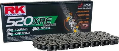 Produktbild von RK XW-Ring XRE Offene Kette 104 Glieder 520 Grau Nietverschluss