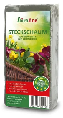 Productafbeelding van Schuim voor verse bloemen - Individueel te snijden steekschuim - Geschikt voor bloemarrangementen en tafeldecoraties - 23 x 11 x 7,5 cm