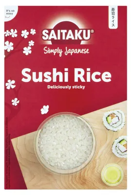 Obrázok produktu pre Saitaku Sushi Rice, Ryžové zrno, 500 g, Box