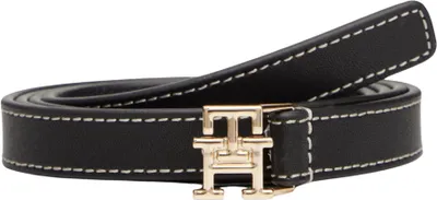 Productafbeelding van Tommy Hilfiger damesriem, logo, 1,5 cm breed, met gesp met monogram, zwart (zwart)