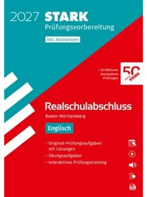 Immagine prodotto di STARK Englisch - Realschulabschluss 2027 BW - Prüfungsvorbereitung inkl. Basistraining und Lösungen