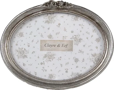 Obrázek produktu pro Rámeček na obrázky Clayre & Eef 18x13 cm, stříbrná barva, plast