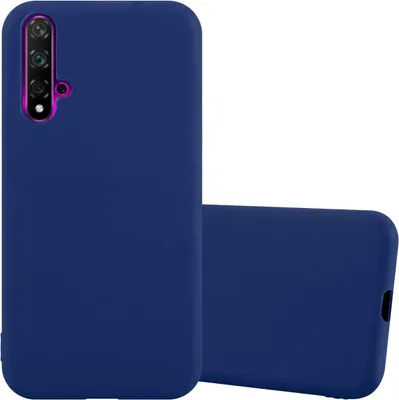 Produktbild von Cadorabo Hülle für Huawei NOVA 5 / 5 PRO Schutzhülle in Blau Handyhülle TPU Silikon Etui Case Cover