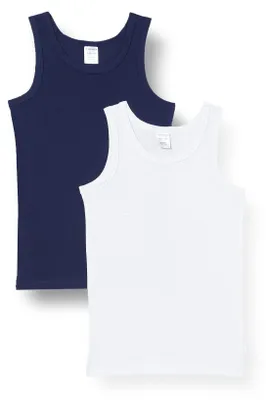 Immagine prodotto di SCHIESSER Camicia per ragazzi, confezione da 2, 0/0 - bianco/blu - taglia 92