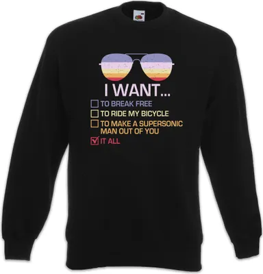 Produktbild von Urban Backwoods I Want To Break Free, Sweatshirt, Farbe: Schwarz, Größe: 4XL