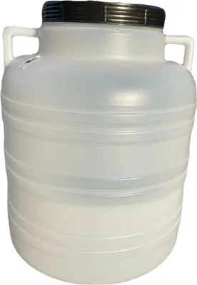 Produktbild von Weithalsfass 60 Liter Sauerkrautfass Regen Fass Gepäcktonne Camping weiß