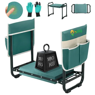 Produktbild von Sekey Multifunktionale Gartenkniebank Kniebank für Gartenarbeit, Gartenhocker bis 180kg