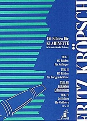Produktbild von 40 Etüden zur Modulation : für Klarinette