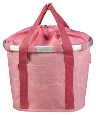 Image de Panier avant Klickfix « Bike Basket TWIST », rose