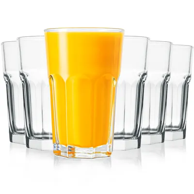 Produktbild von Trinkgläser 270 ml SET 12 Stk. transparent Wassergläser spülmaschinengeeignet EU hergestellt
