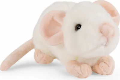 Produktbild von Carl Dick Maus weiß ca.23cm, Plüschtier, Stofftier, Kuscheltier 3694