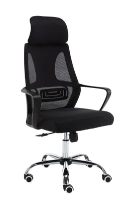 Produktbild von Topeshop FOTEL NIGEL CZERŃ Büro- & Computerstuhl Gepolsterter Sitz Netz-Rückenlehne