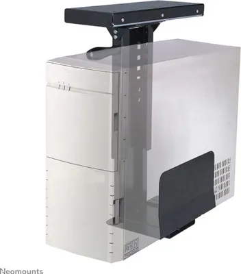 Produktbild von Neomounts CPU-D250BLACK CPU-Halter - drehbar - max 30 kg - universal, Tischmontierte CPU-Halterung, 30 kg, Schwarz, Stahl, 180°, 0 - 180°